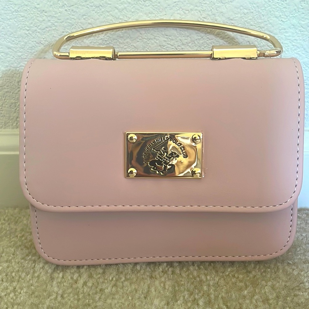Crossbody pink purse